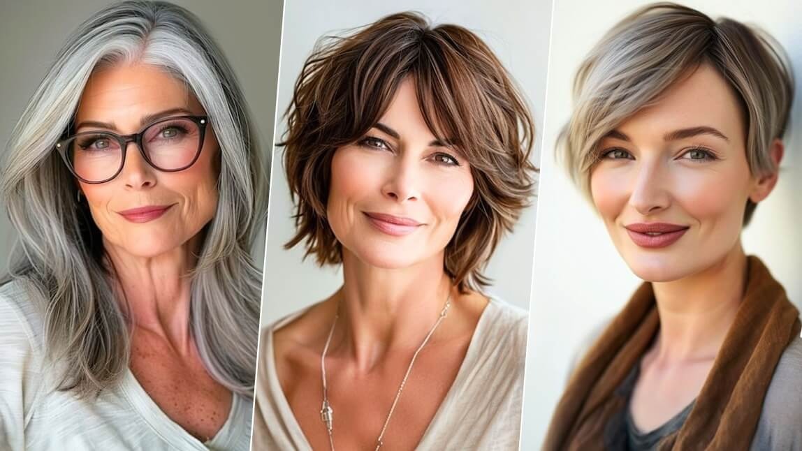 long hairstyles for women over 50