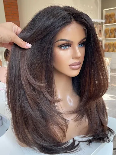 Full lace wigs are specifically crafted to offer a natural and authentic appearance 