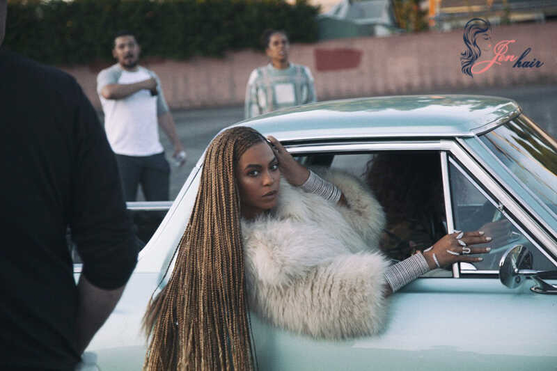 Beyoncé’s hairstyle in “Formation” song of “Lemonade” album 