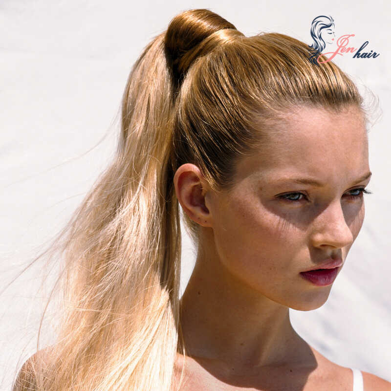 Ponytail is one of the most simple hairstyles to create it yourself