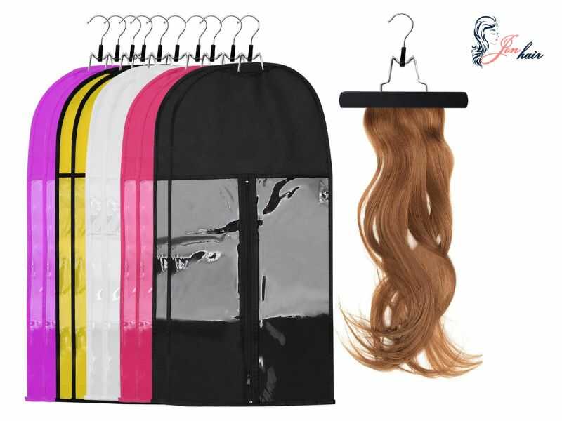 Hair storage bag. 