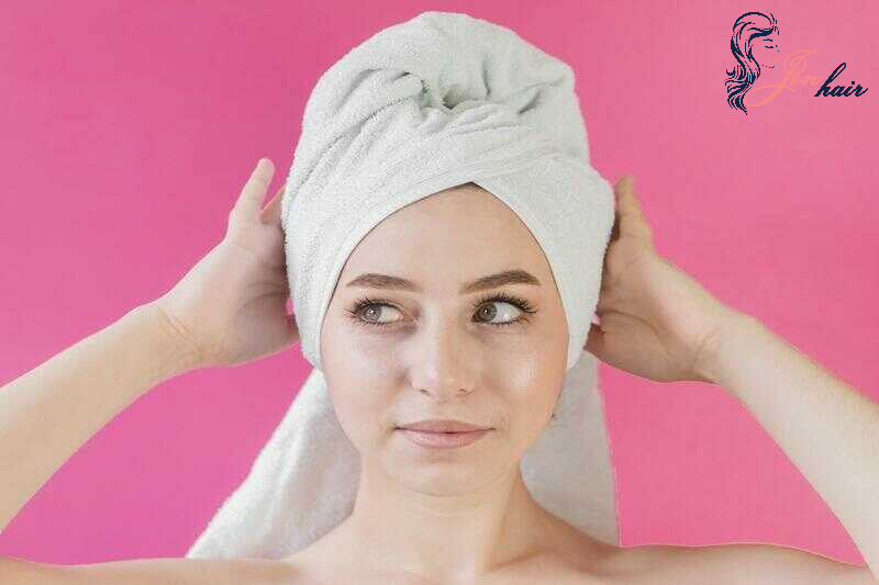 Use hair wrap after shampooing