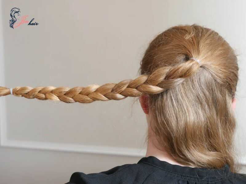 Secure the braid properly. 