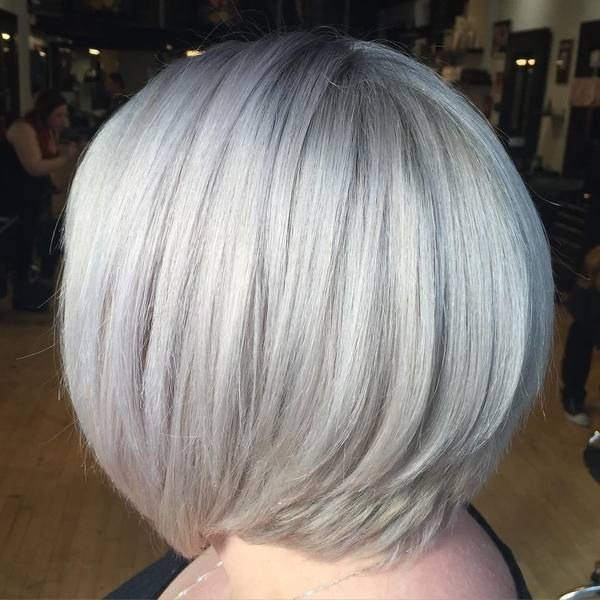 Carring gray hair styles