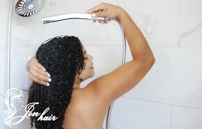 We recommend washing coily hair 2-3 times a week with sulfate-free shampoo.