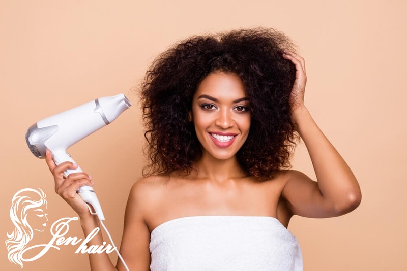 Gently dry hair with a microfiber towel or cotton T-shirt to reduce frizz and breakage.