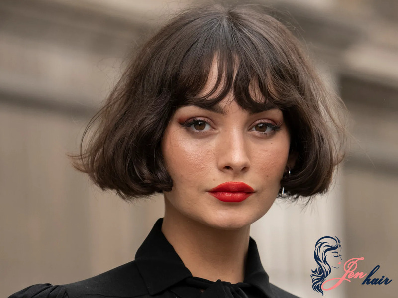 French bob creates a chic vibe without much styling effort.