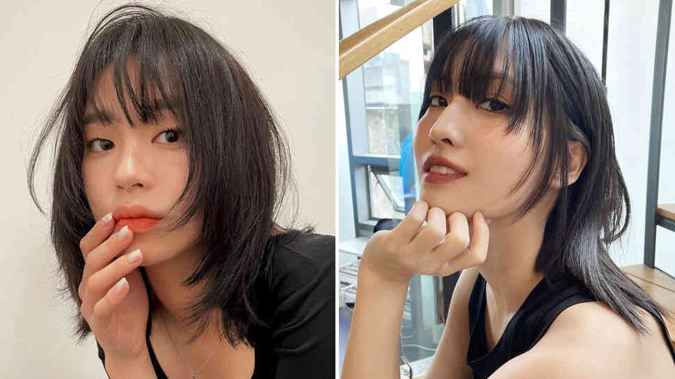 Full Bangs give cool-retro mixed vibe