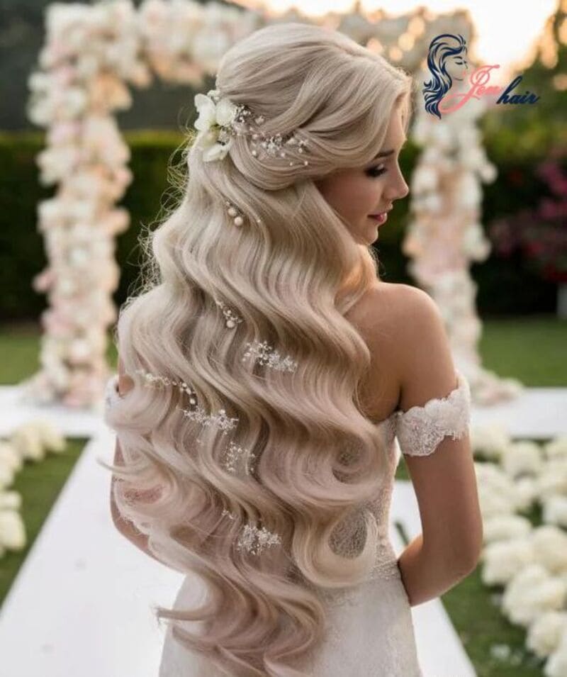 Wedding hair styles for long hair