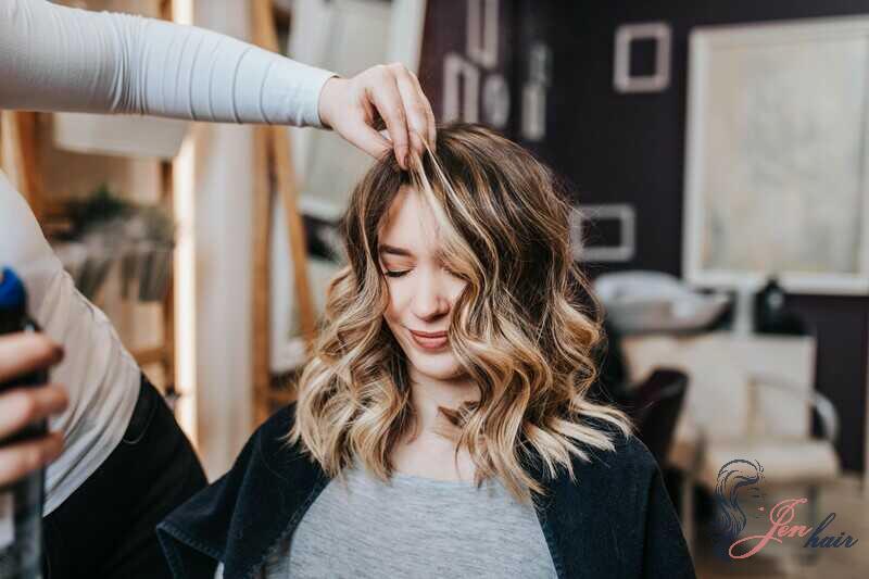 Softening the color when your hair length grows out