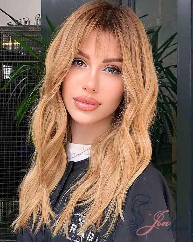 Shaggy hairstyle is wholly customizable