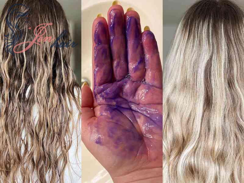  Purple or violet pigments from shampoo is necessary 