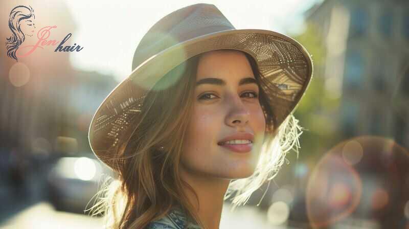 Wear a hat to protect hair from sun’s damage