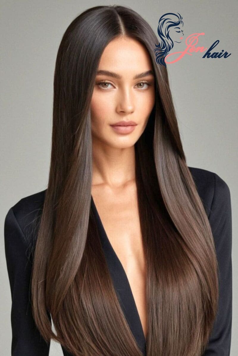 Human hair extensions can style like your own hair