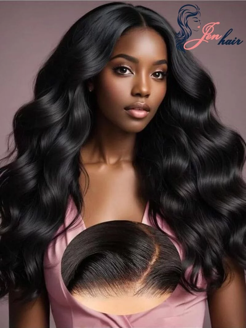 It look natural because the lace blends with your skin