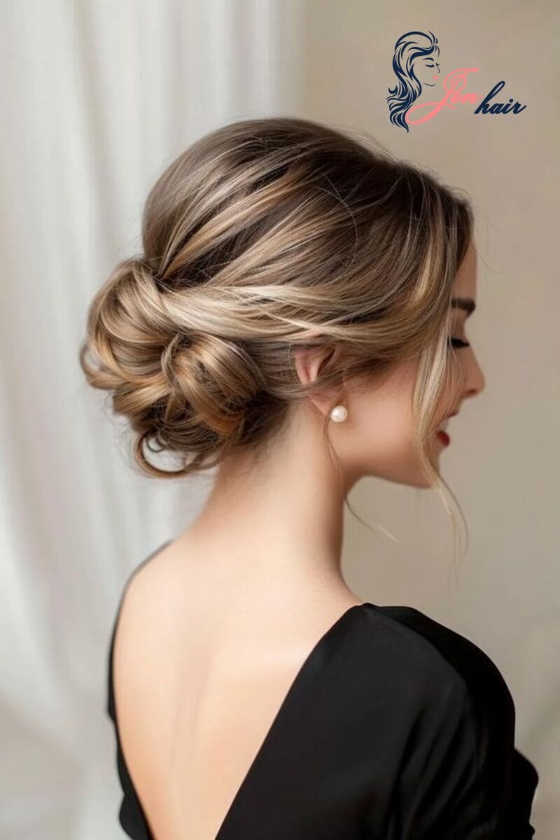 If you want to upgrade your casual hairstyle, try a chignon