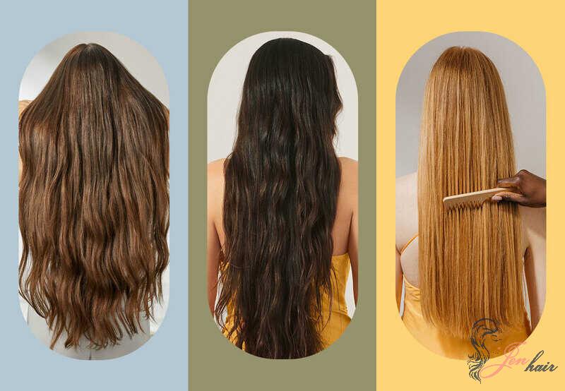 Deciding perfect length of extensions based on face shape