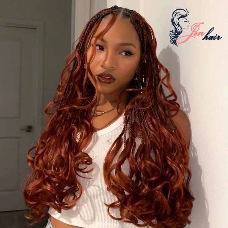 Summer time for playing, not for worrying about your curly hair braid extensions! 