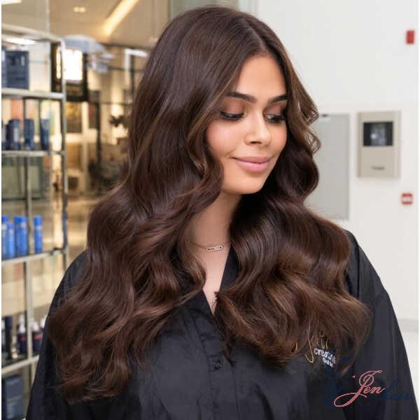 Brown works best for warm complexions