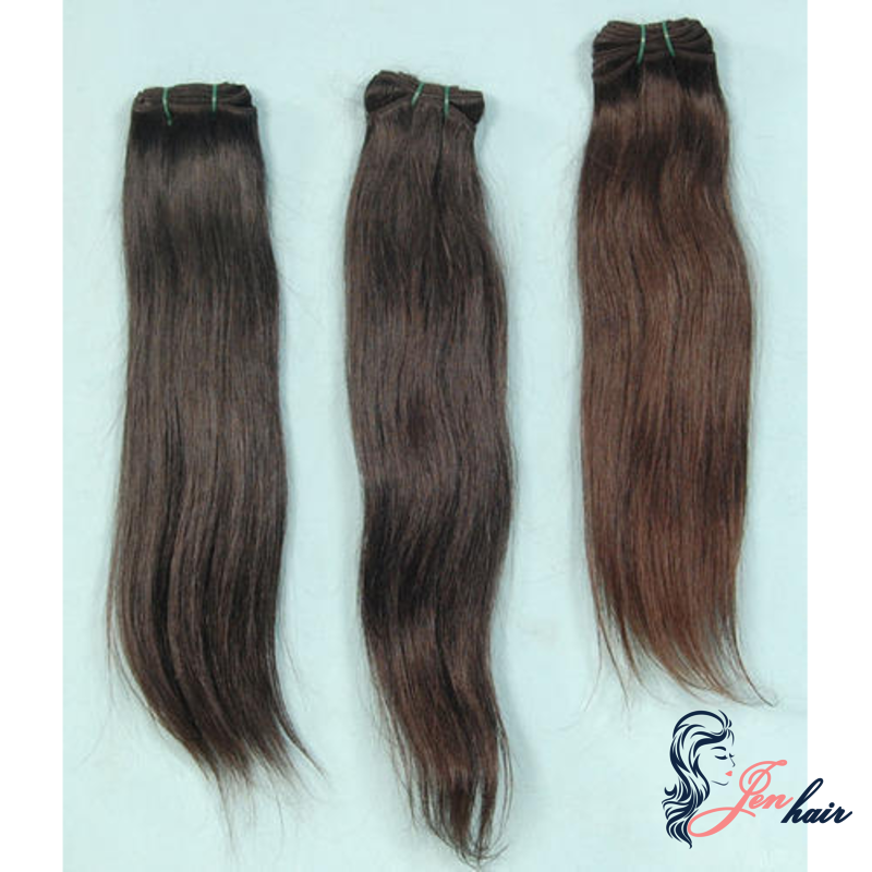 It typically ranges from straight to wavy and can also be curly.
