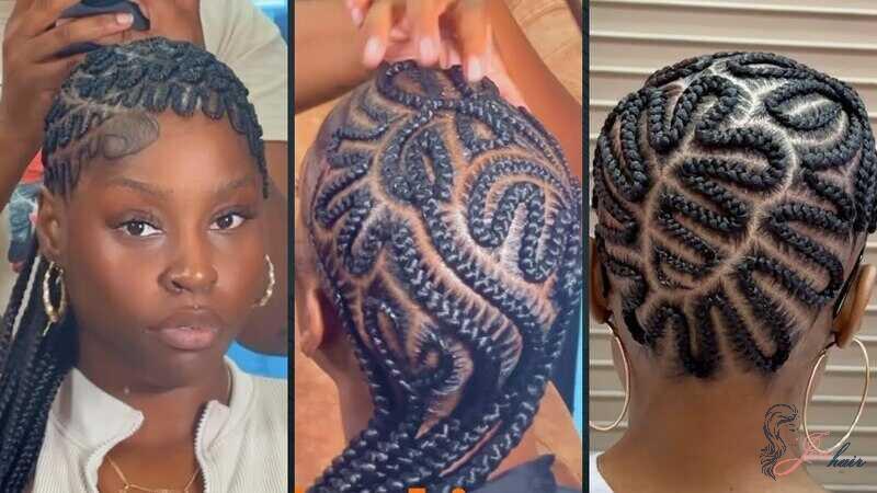 Zig zag is regarded to be an unique braids pattern