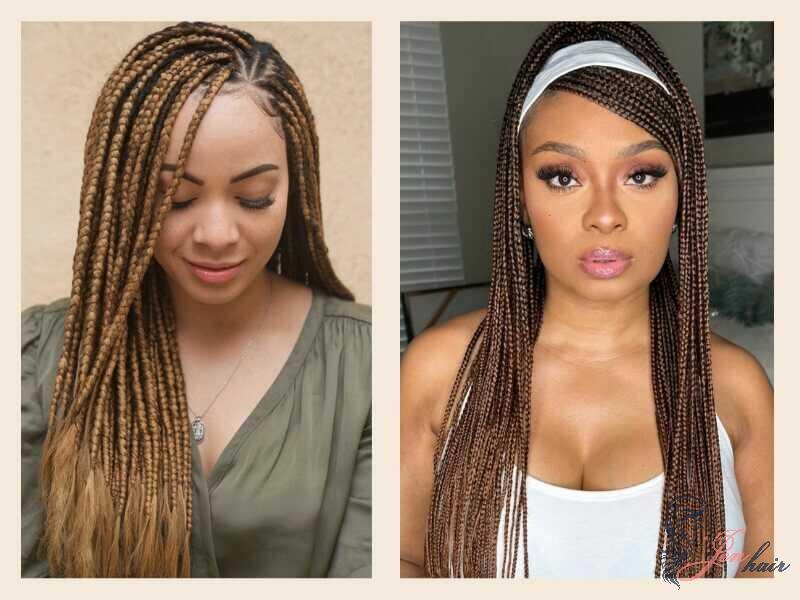 Diagonal braiding styles with various vibes