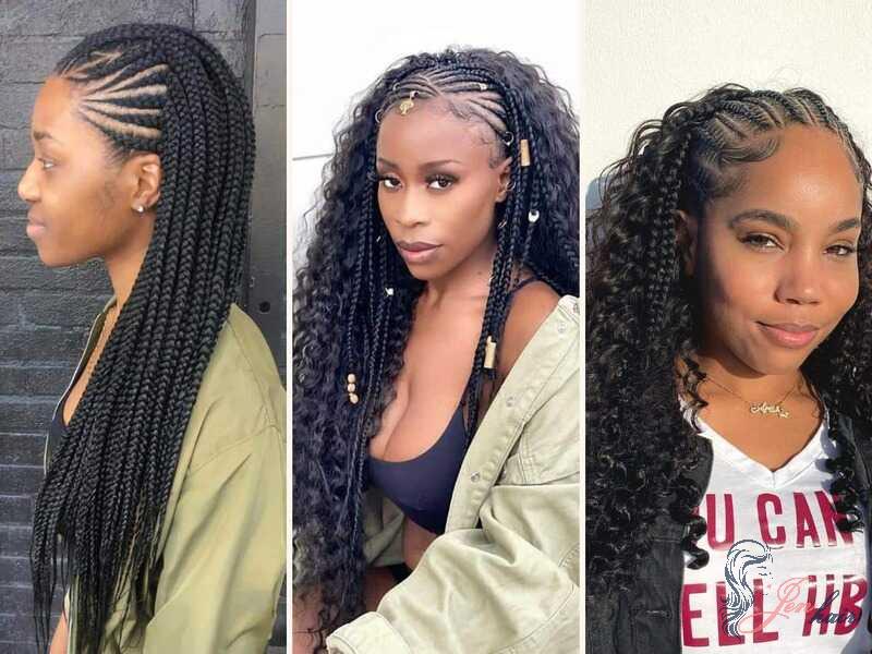 Seamless middle part