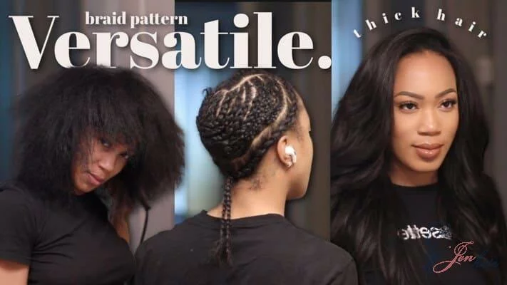 A versatile sew-in provides us with flexibility in hair styling