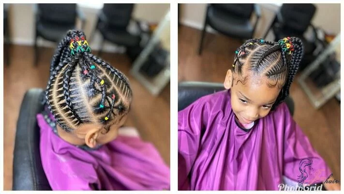 Attractive braiding hairstyles for kids and adults