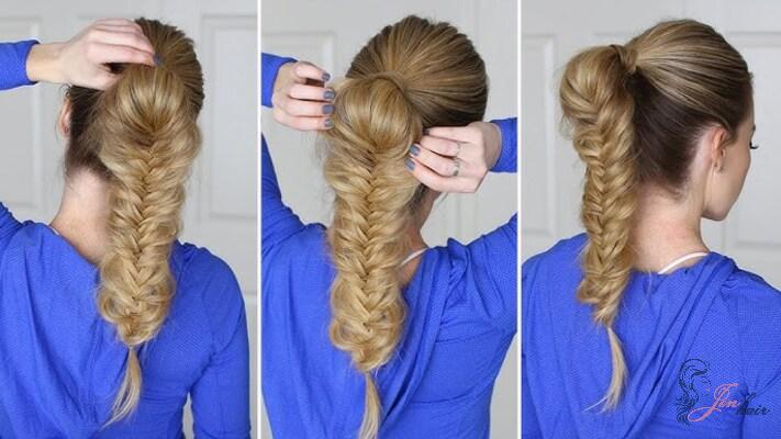 Braided Hairstyles Into a Ponytail That Make Heads Turn 4 Braided Hairstyles Into a Ponytail Clean braiding hairstyle for everyday activities