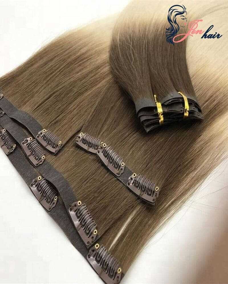 Clip-in extensions look so natural on your hair! 