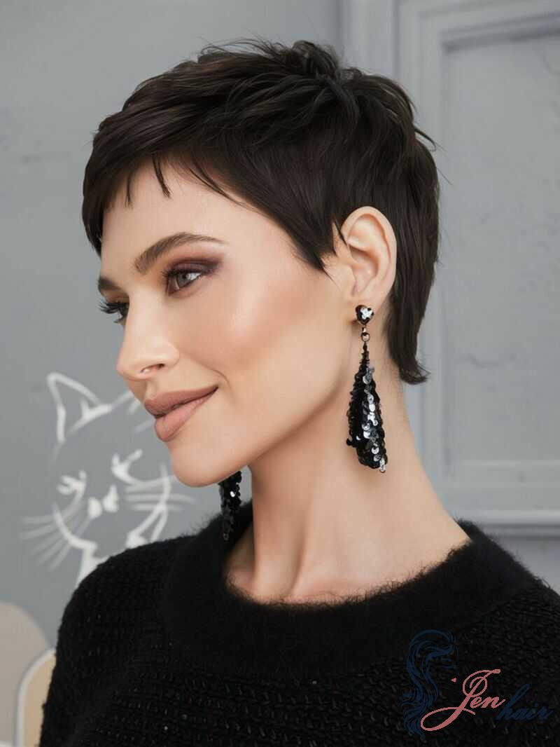 10+ Sleek Hair Ideas for a Polished And Chic Look 5 Sleek Hair Applying a little styling cream or serum before going out