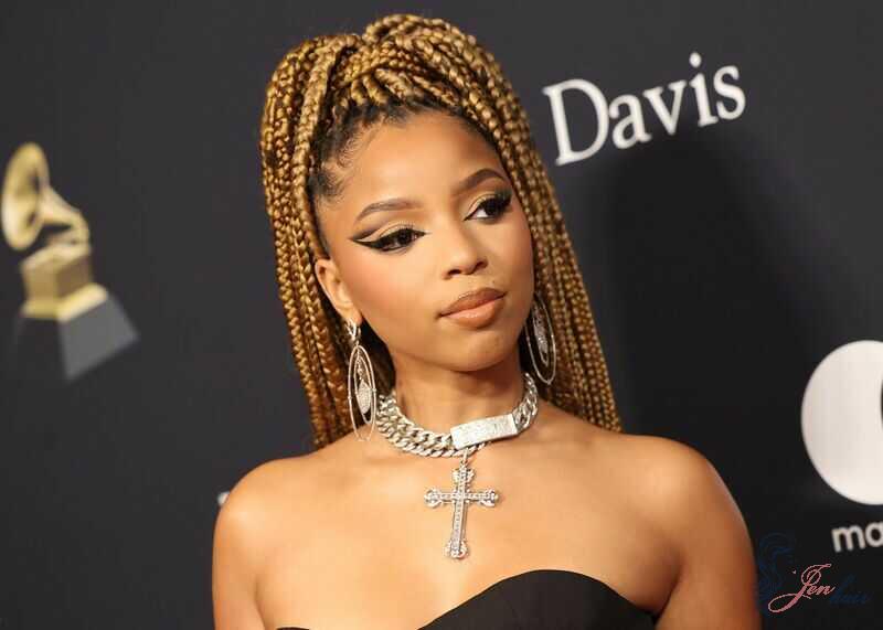 Stunning Styles with Box Braids to Inspire Your Next Look 44 90s haircut female The bow adds a feminine and playful touch