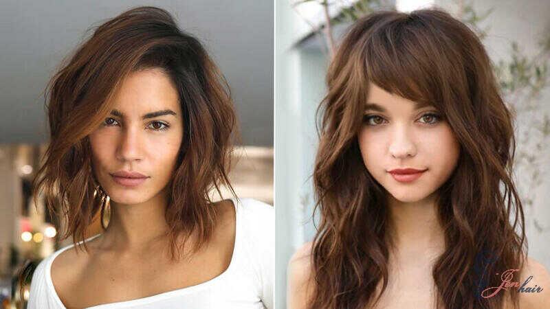 Elegant Dark Hair Ideas For Women With All Styles 8 dark hair Side-swept layers are best choice from young to mature females
