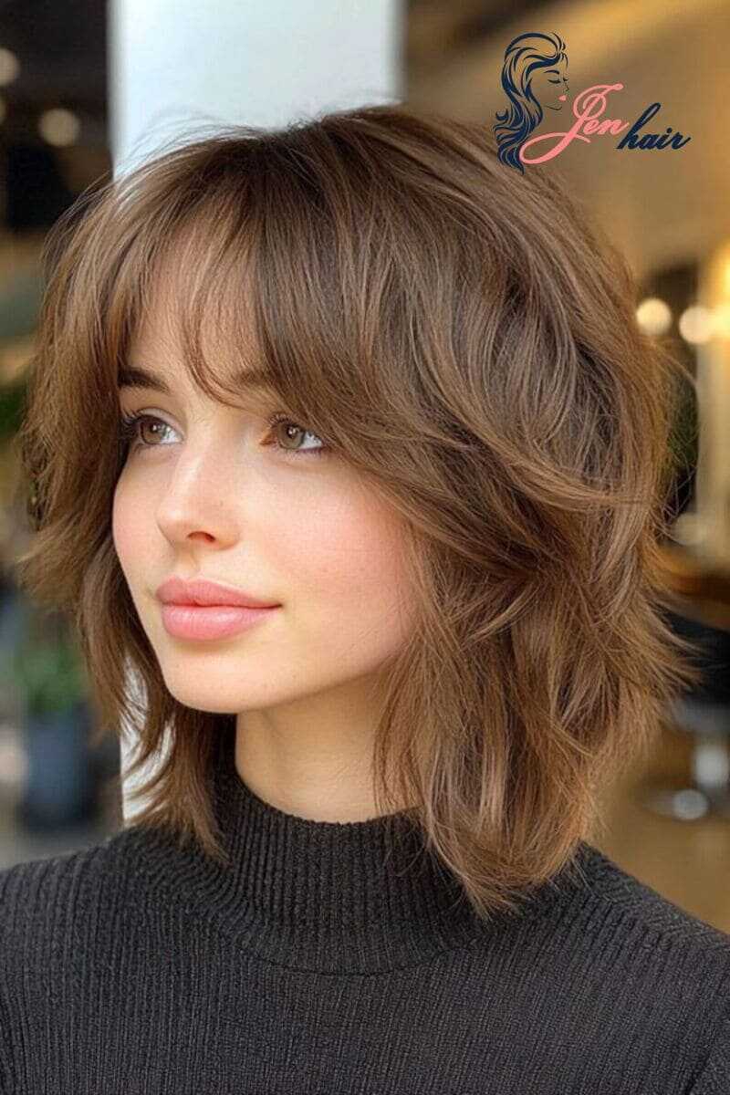 Classical and elegant haircut